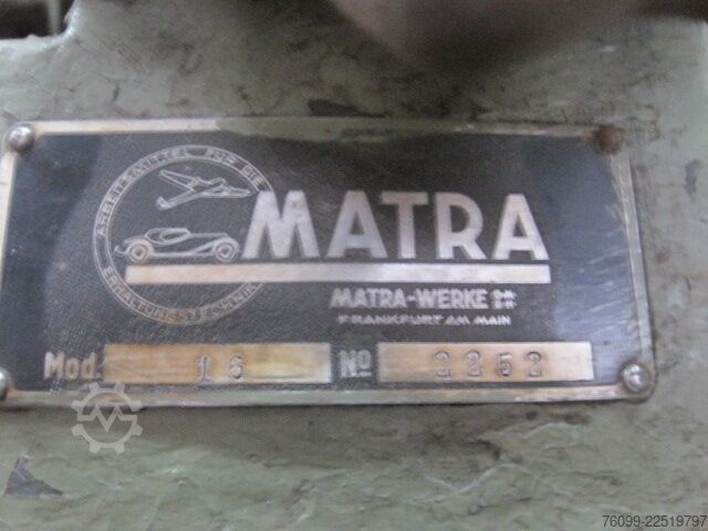 Matra Ventilschleifmaschine Matra Ventilschleifmaschine mit Doppelkonus-S.