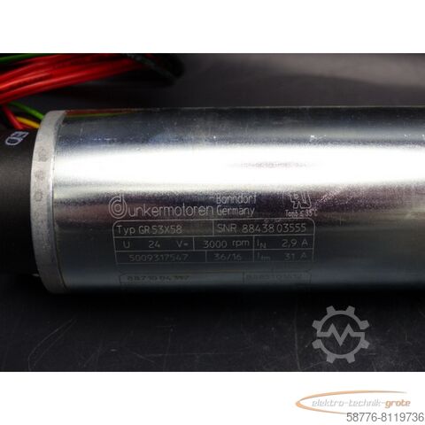 Control unit Dunkermotoren GR 53X58 = 24 V + Getriebe PLG 52 + Geber ME52-12  !