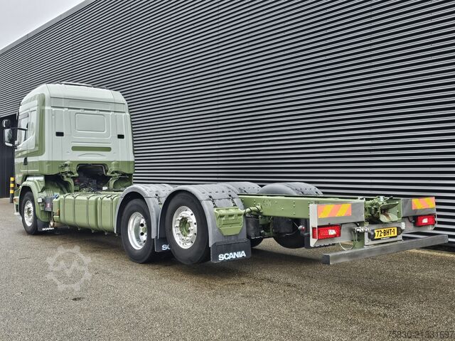 Chassis with cab Scania R450 6x2*4 / LIFT STEERING AXLE / PTO