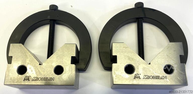 1 pair of prism blocks with clamping bracket Michilin 