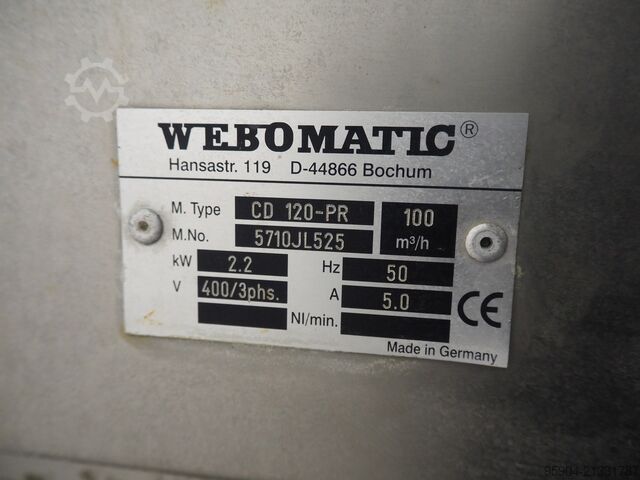 Doppelkammer-Vakuumverpacker Webomatic Mobile Double Chamber Vacuum m Type: CD 120-PR