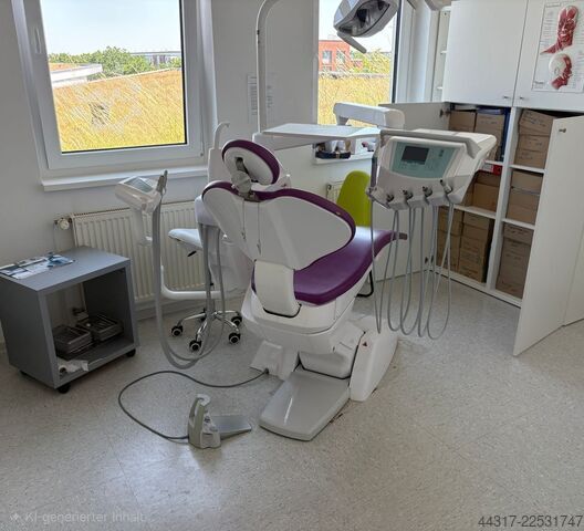 Panoramic X-ray device and patient chair  Vista Pano S u. Anthos 5 int.