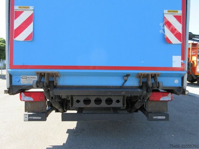 Flatbed truck with tarp man TGL 12.220 BL Plane LBW Klima Automatik