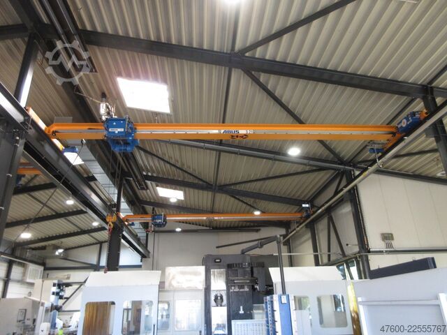 Cranesky crane, overhead crane, crane runway, span 9485 mm ABUS Hallenkran Brückenkran Kran ELV 3,2 NL 3200Kg Portalkran Kran 9485mm Hub 6m