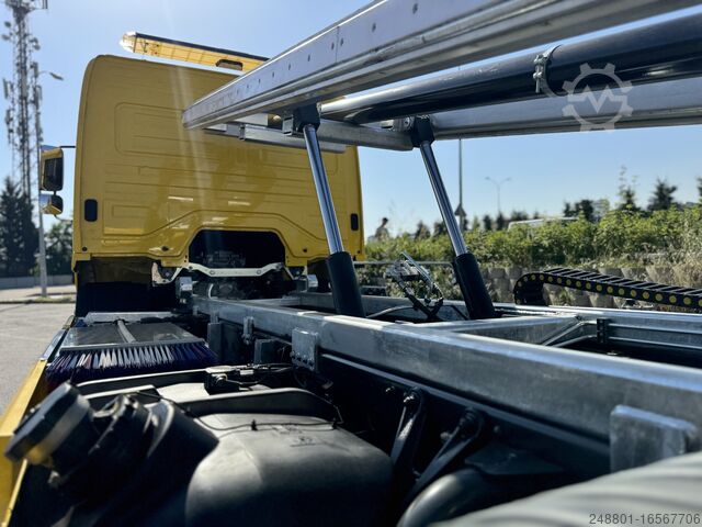 Abschleppwagen Mercedes-Benz Atego 1224 mit Schiebeplateau aus Stahl