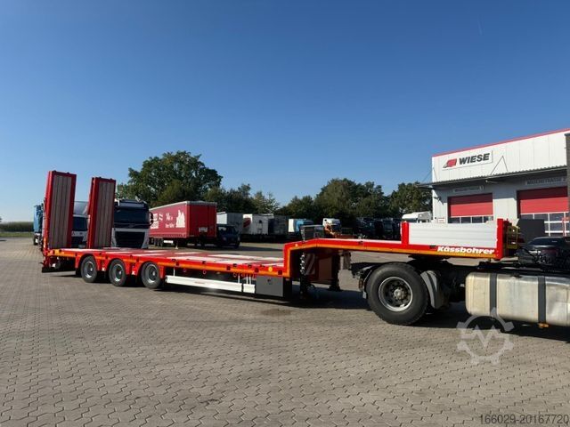 Low loader semitrailer KÄSSBOHRER K.SLA 3 / 1N-18/30 Ausziehbarer Tieflader
