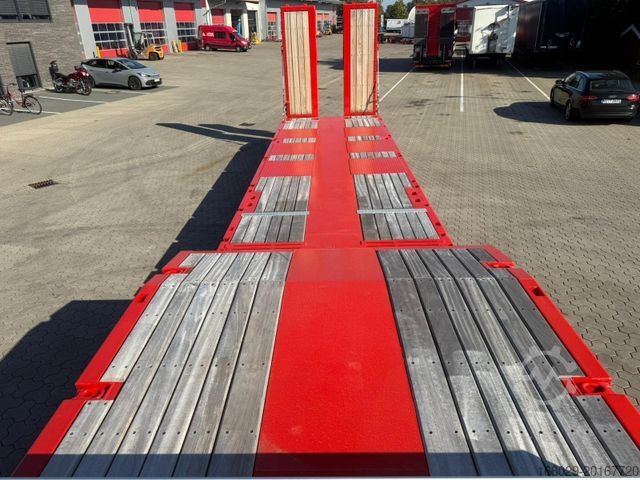 Low loader semitrailer KÄSSBOHRER K.SLA 3 / 1N-18/30 Ausziehbarer Tieflader