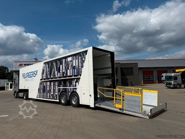 Low loader semitrailer  Burgers Doppelstock- ZL + 1 Jahr Garantie