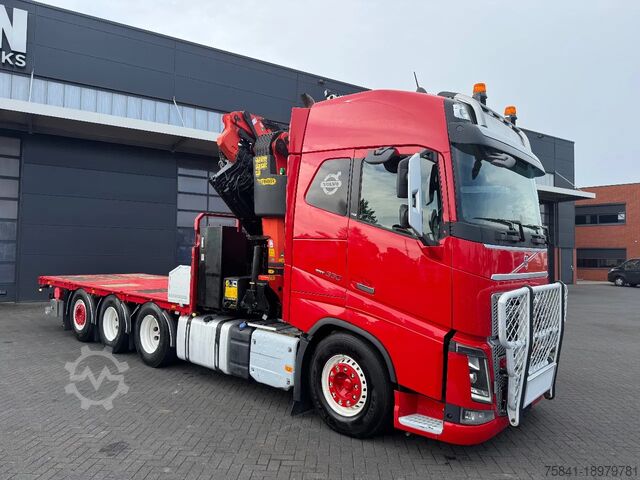 Kranwagen Volvo FH 16.650 8x4 Palfinger PK 42002-SH E + JIB PJ ...