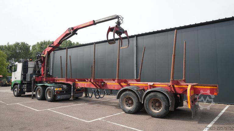 Crane truck Volvo FH 460 6x4 combi with Palfinger SRX 47 crane an...