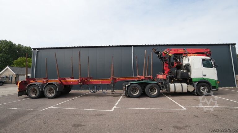Crane truck Volvo FH 460 6x4 combi with Palfinger SRX 47 crane an...