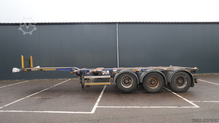 Containertransport D-tec FT-43-03-V Flexitrailer multi container chassis...
