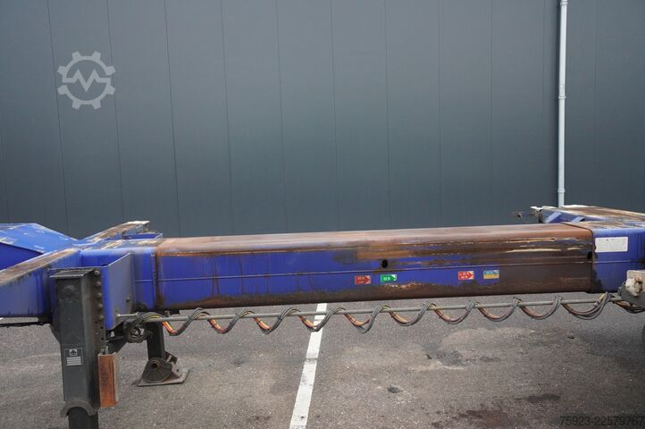 Containertransport D-tec FT-43-03-V Flexitrailer multi container chassis...