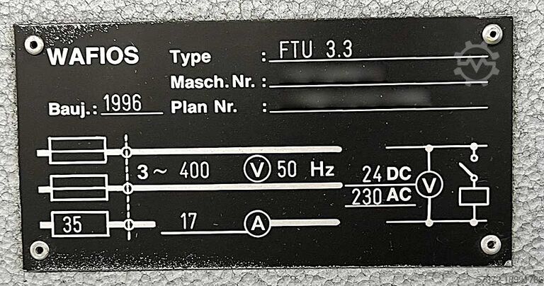 Spring Coiling Machine Wafios FTU 3.3