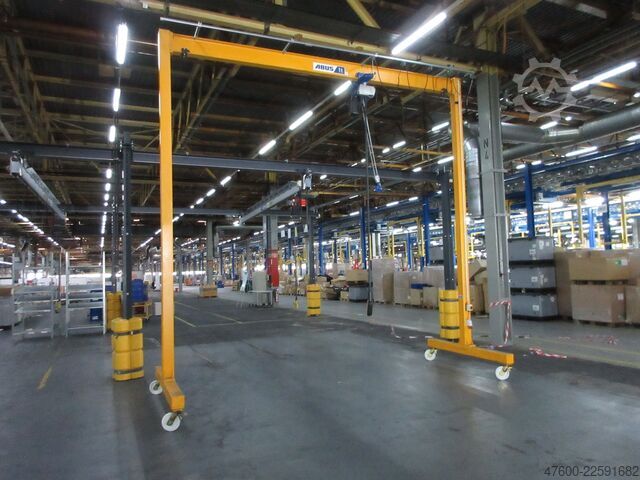 Kranarm Abus LPK Portalkran Hallenkran Bockkran 4,8x5m 1000Kg 1t Abus Kettenzug rollbar