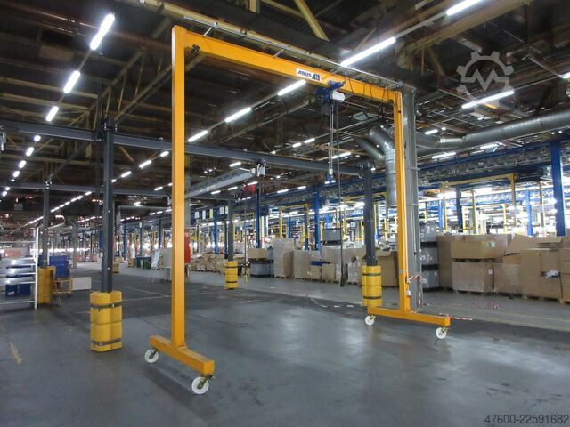 Kranarm Abus LPK Portalkran Hallenkran Bockkran 4,8x5m 1000Kg 1t Abus Kettenzug rollbar