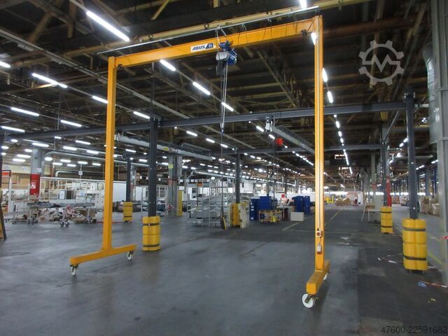 Kranarm Abus LPK Portalkran Hallenkran Bockkran 4,8x5m 1000Kg 1t Abus Kettenzug rollbar
