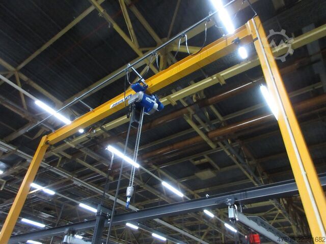 Kranarm Abus LPK Portalkran Hallenkran Bockkran 4,8x5m 1000Kg 1t Abus Kettenzug rollbar