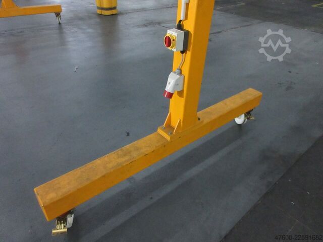 Kranarm Abus LPK Portalkran Hallenkran Bockkran 4,8x5m 1000Kg 1t Abus Kettenzug rollbar