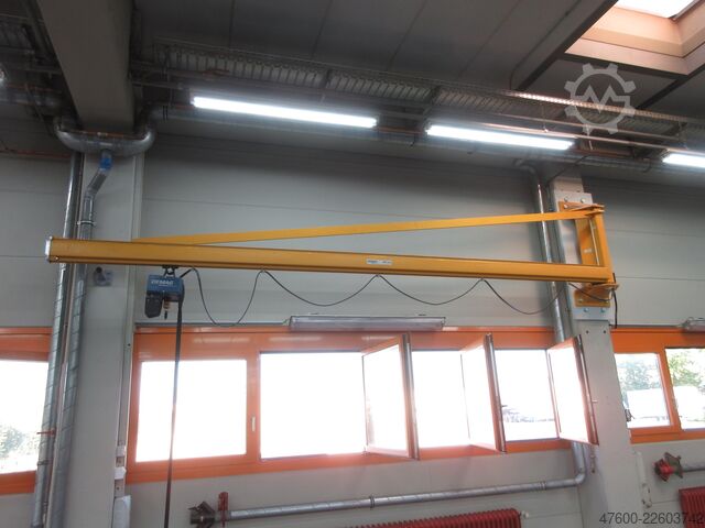 Wandschwenkkran Schwenkkran Kettenzug Demag KBK Drehkran Hallenkran Kran 250KG KBKII 5m Demag DC Kettenzug NL 250KG