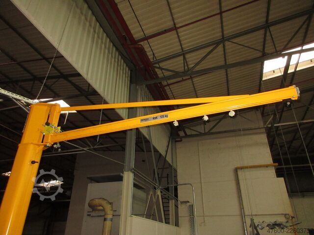 Saeulenschwenkkran Schwenkkran Kettenzug Demag KBK Kran Drehkran Hallenkran 2,5m Demag KBK1 125Kg + DC Kettenzug H3,5m