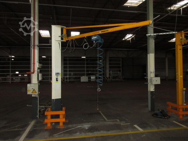 Kranarm Demag KBK Kran Drehkran Hallenkran L 3m Demag KBK1 250Kg + Demag DK Kettenzug