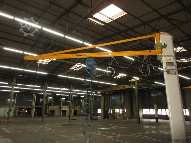 Kranarm Demag KBK Kran Drehkran Hallenkran L 3m Demag KBK1 250Kg + Demag DK Kettenzug