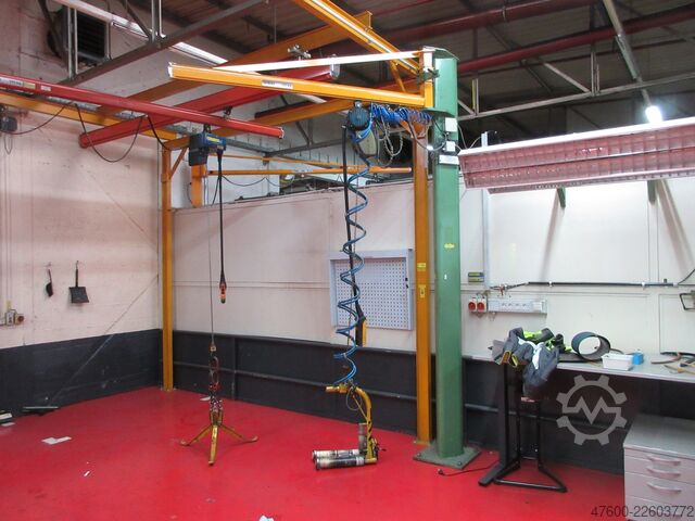 Saeulenschwenkkran Schwenkkran Kettenzug Demag KBK Kran Drehkran Hallenkran 2,5m Demag KBK1 125Kg + Demag PK Kettenzug