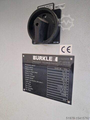 Hot air drying tunnel Buerkle TRDUE Easy Dry JET 1400mm
