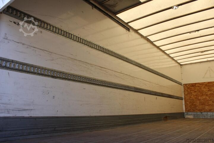 Box truck Mercedes-Benz Antos 1830 E6 Koffer 7,7m LBW Rolltor