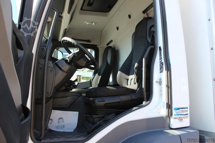 Box truck Mercedes-Benz Antos 1830 E6 Koffer 7,7m LBW Rolltor