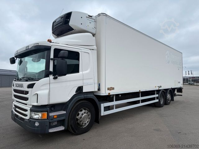 Refrigerated truck SCANIA P320 6x2*4 Carrier Supra 1250 Mt 9.65 m. box