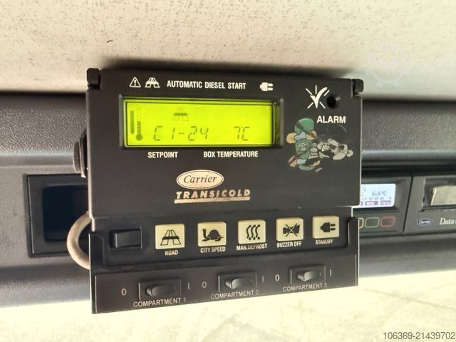 Refrigerated truck SCANIA P320 6x2*4 Carrier Supra 1250 Mt 9.65 m. box