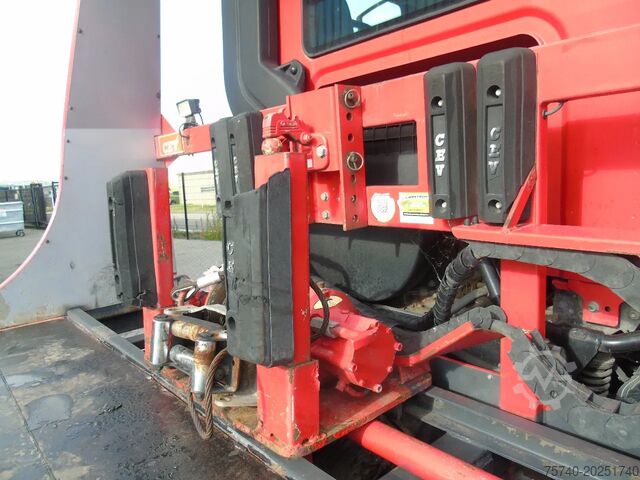 Car transporter DAF CF 85.410 + EURO 5 + HYDRO RAMPS + 6X2 + RETARDER
