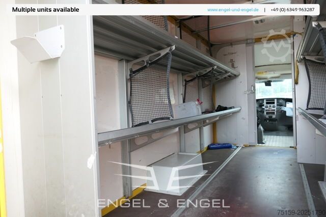 Transporter mit Koffer iveco Daily 35 S11 C30C AUTOMATIK KAMERA MAXI Regale LUFT DURCHGANG