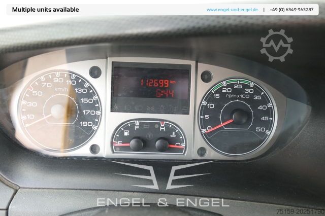 Transporter mit Koffer iveco Daily 35 S11 C30C AUTOMATIK KAMERA MAXI Regale LUFT DURCHGANG