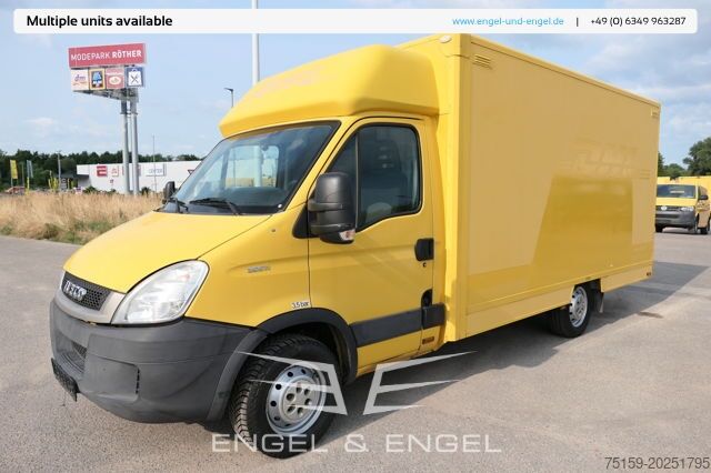 Transporter mit Koffer iveco Daily 35 S11 C30C AUTOMATIK KAMERA MAXI Regale LUFT DURCHGANG