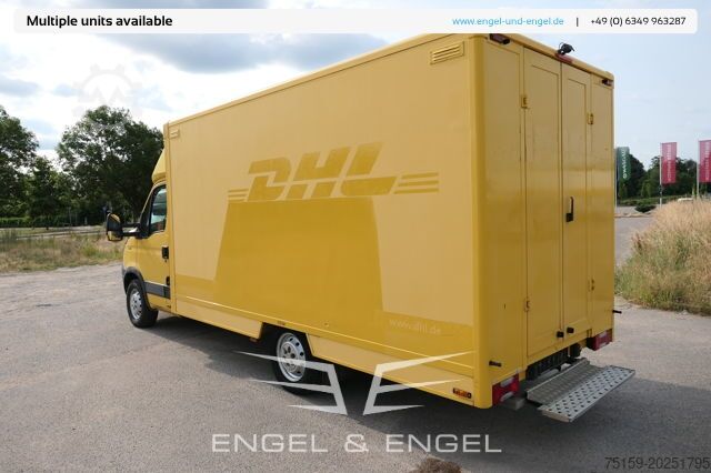 Transporter mit Koffer iveco Daily 35 S11 C30C AUTOMATIK KAMERA MAXI Regale LUFT DURCHGANG
