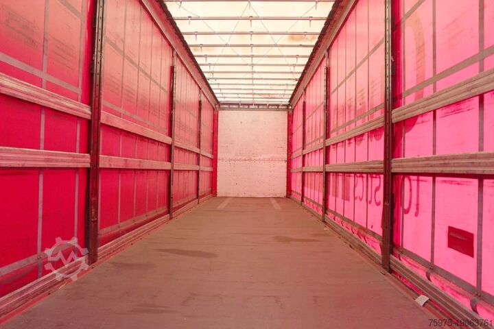 Open semi-trailer with tarpaulin BERGERecotrail semirimorchio centinato mega light