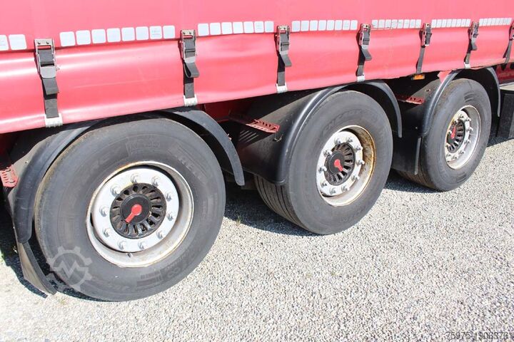 Open semi-trailer with tarpaulin BERGERecotrail semirimorchio centinato mega light