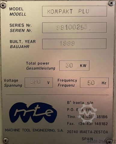 CNC Bettfräsmaschine MTE Kompakt Plus