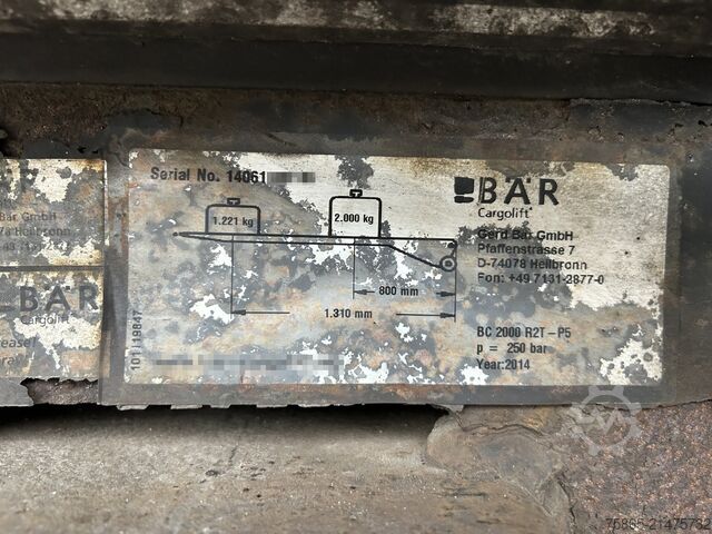 Box body Krone Dry Liner / Box / Loadlift 2000 kg / APK TUV 04-26