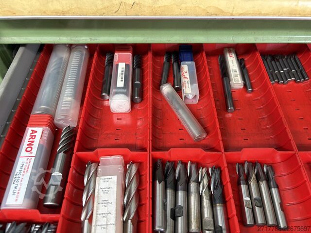 Tool drawer cabinet with contents  