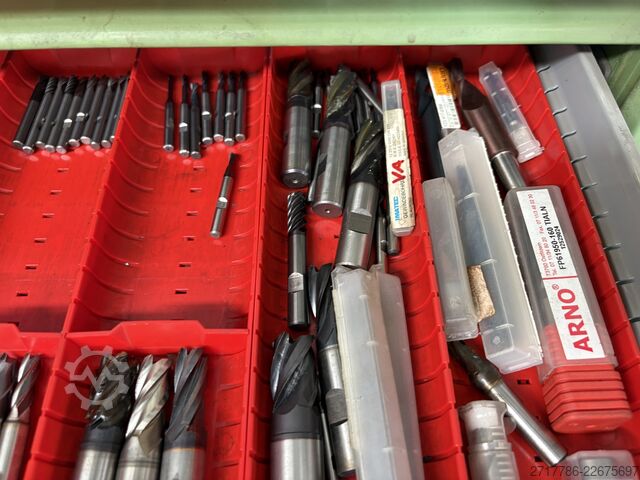 Tool drawer cabinet with contents  