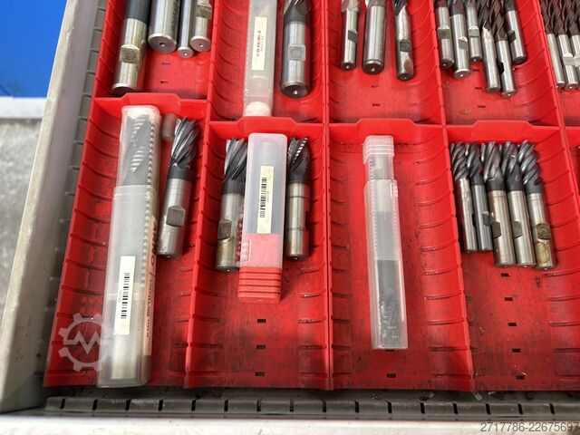Tool drawer cabinet with contents  