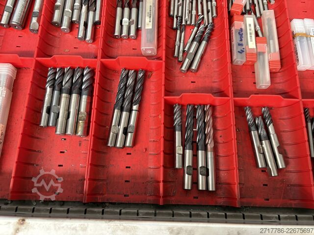 Tool drawer cabinet with contents  