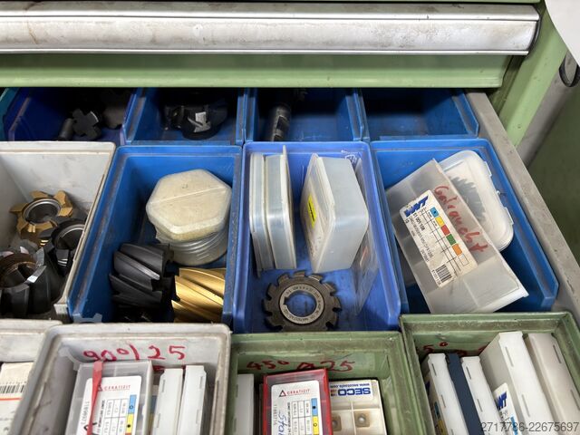 Tool drawer cabinet with contents  