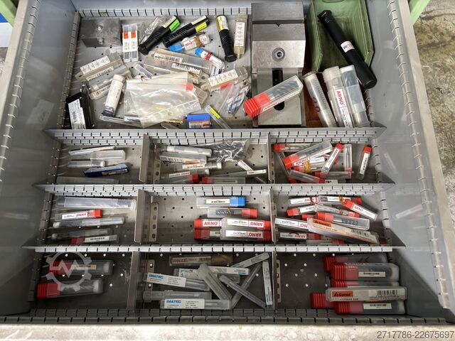 Tool drawer cabinet with contents  