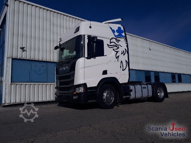 Hazardous materials truck Scania R 410 A4x2NA Highline Hydraulikanlage