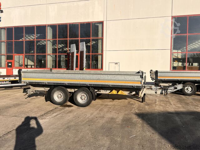 Tipper trailer Möslein TDS 13 Schwebheim  13 t Tandemkipper- Tieflader